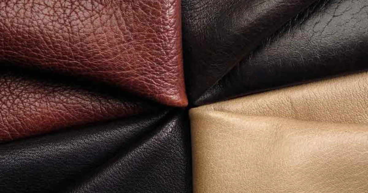 Top grain leather surface with uniform texture