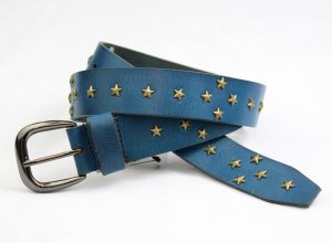 Reversible leather belt